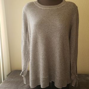 LOFT Cozy Striped Longsleeve Sweater XL